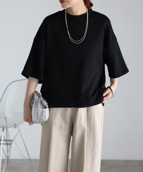 2025FW 9月新作　ミストプリーツ半袖トップス 灰色 2025FW 9月新作ミストプリーツ半袖トップス 灰色