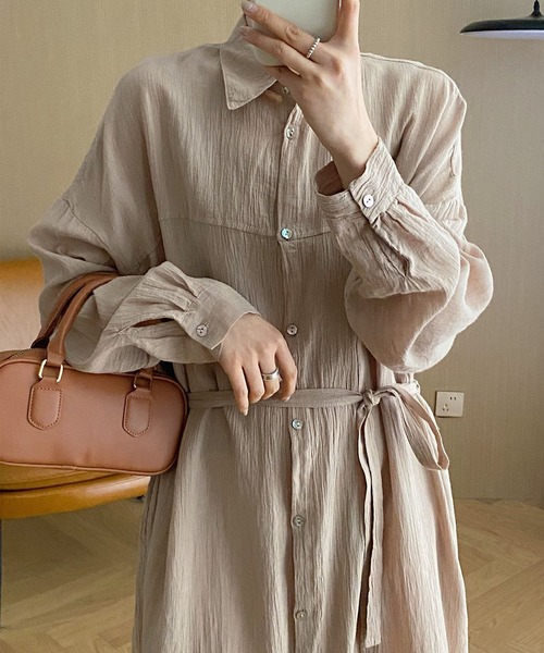 DECADE CLASSIC（ディケイドクラシック） シャツワンピース シアー