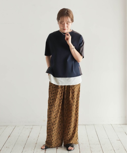 aaa様　JSリーフイージーPブラウン NOMBRE IMPAIR パンツ リーフPT イージーパンツ レディース
