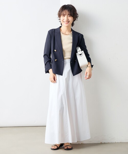 【極美品】Nolley's Sophi ジャケットズボンスーツセットネイビー系 タグ付✨ノーリーズ ノーカラージャケット パンツスーツ