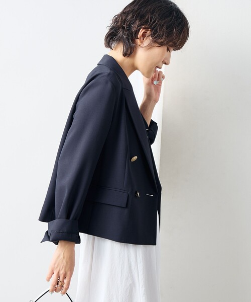最終価格♡ NOLLEY'S sophi シャークダブルジャケット ウォッシャブルシャークダブルジャケット | NOLLEY'S(ノーリーズ