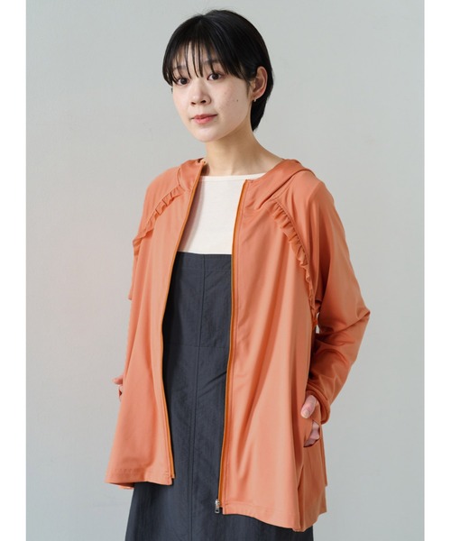 パーカー ＩＥＤＩＴ　フェミニンデザインの華やかＵＶカットパーカー レディース