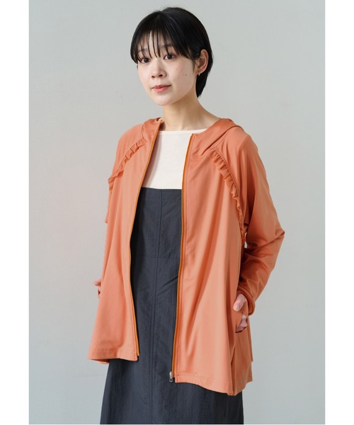 IEDIT パーカー IEDIT フェミニンデザインの華やかUV