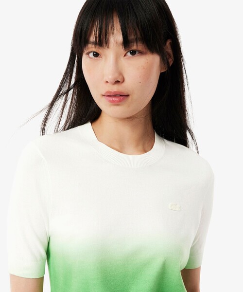 LACOSTE（ラコステ） ニット セーター グラデーションニットTシャツ
