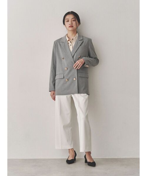 TONAL（トーナル） ブラウス シャツ フラップボクシーシャツ