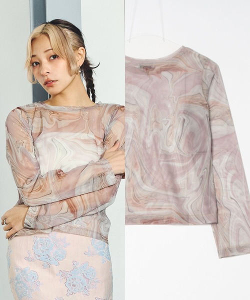 DURAS（デュラス） tシャツ 雑誌掲載｜マーブルシアートップス