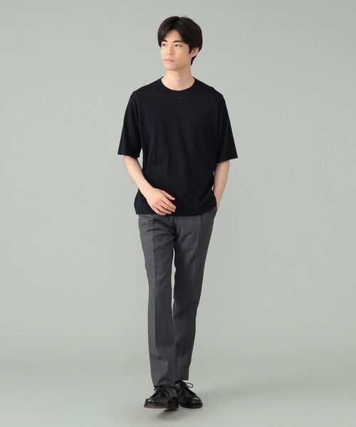 BEAMS F（ビームスF） tシャツ コーコランコットン ショートスリーブ 