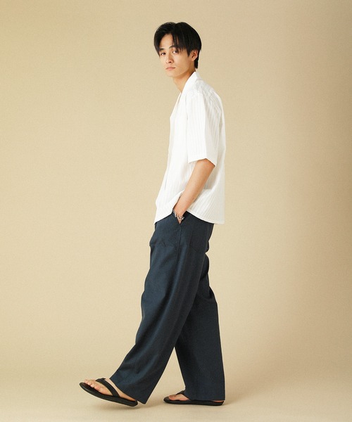 VERON（ヴァロン） ワイドパンツ パンツ 綿麻ヴィンテージキャンバス1