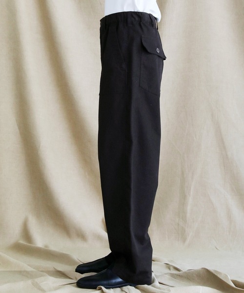 VERON（ヴァロン） ワイドパンツ パンツ 綿麻ヴィンテージキャンバス1