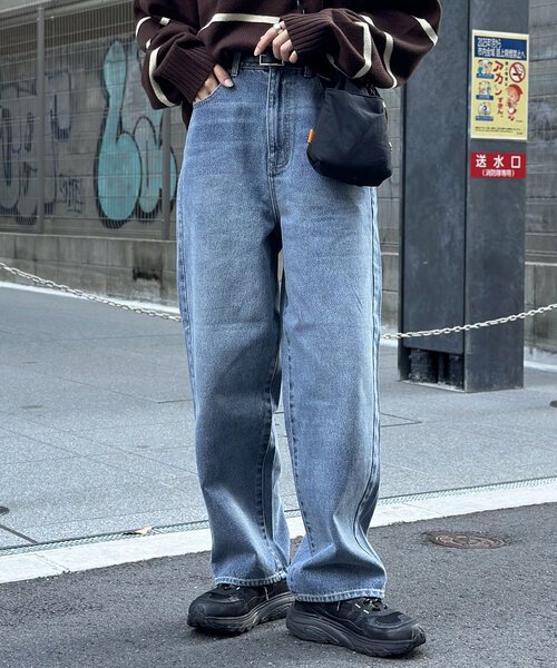 [CPCM] обработка Denim брюки SMALL оттенок голубого прочее женский 