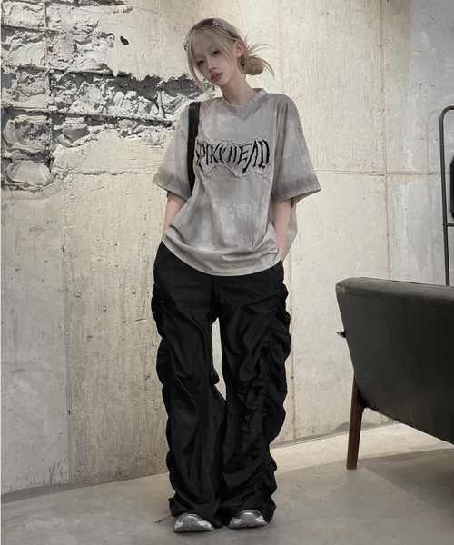 KsG tシャツ 半袖 ドルマンレタリングTシャツ レディース メンズ
