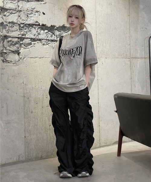 KsG tシャツ 半袖 ドルマンレタリングTシャツ レディース メンズ