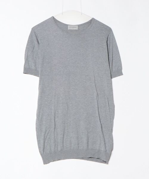 JOHN SMEDLEY 「JOHN SMEDLEY」 半袖ニット S グレー メンズ