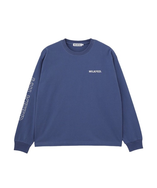 MILKFED.（ミルクフェド） tシャツ STENCIL LOGO L/S TEE レディース