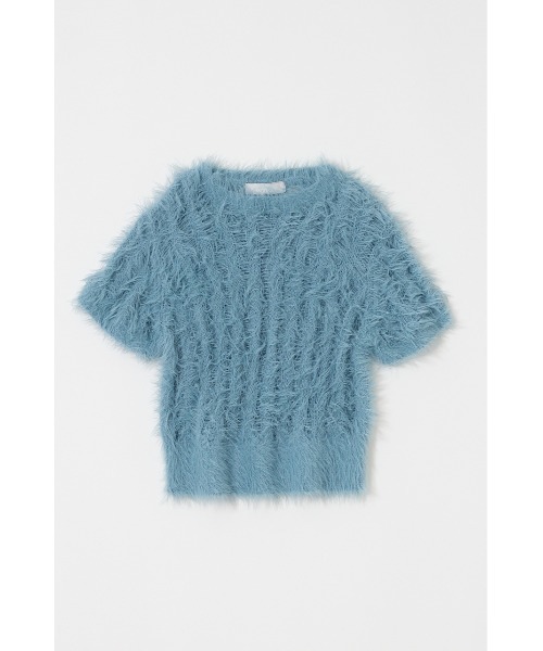 MOUSSY（マウジー） ニット セーター 「25年AW新作」SHEER SHAGGY