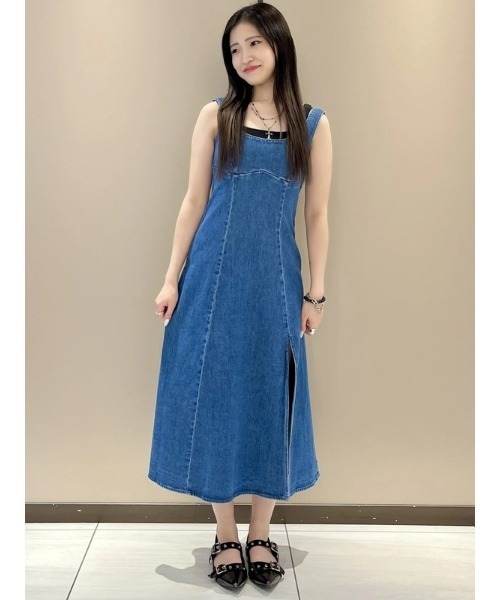 GAP ワンピース デニム ミディワンピース : ZOZOTOWN Yahoo!店 - 通販