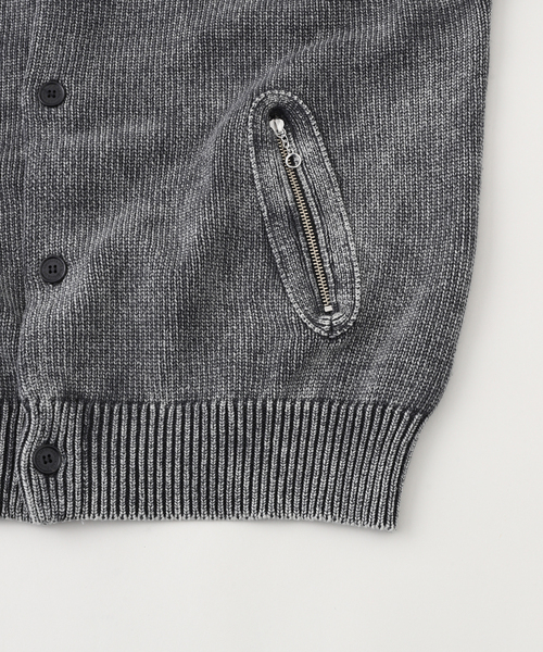 四　ダイリク　カーディガン カーディガン DAIRIKU / ダイリク Vintage Dyed Knit Jacket