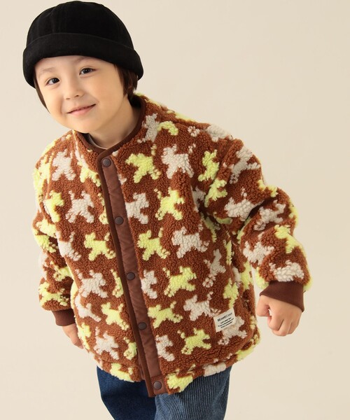 BEAMS mini（ビームス ミニ） ブルゾン アウター ジャカード ボア