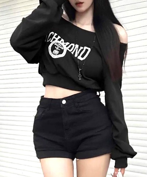 トレーナー スウェット short logo sweat/ショートロゴスウェット レディース 楽天市場】【SALE／30%OFF】スウェット レディース トレーナー