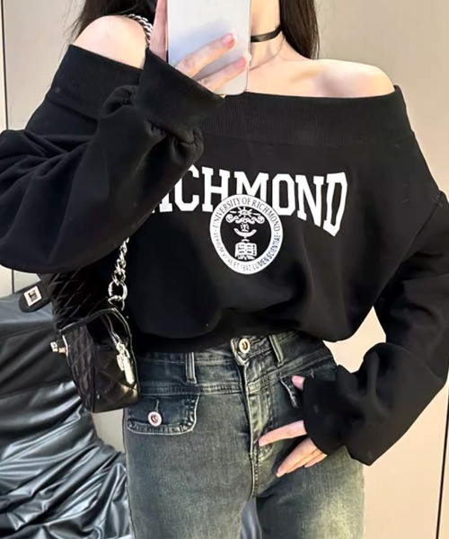 トレーナー スウェット FOIL PRINT SHORT SWEAT レディース FOIL PRINT SHORT SWEAT｜CONVERSE TOKYO (コンバーストウキョウ