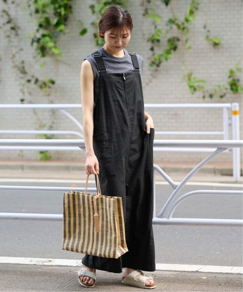 SLOBE IENA 「SLOBE IENA」 サロペットスカート FREE ブラック