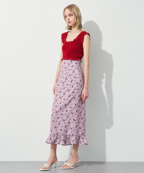 「DEICY」 キャミソールニット FREE ブラック レディース_画像3