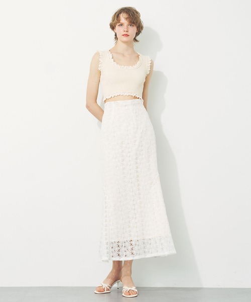 「DEICY」 キャミソールニット FREE ブラック レディース_画像7