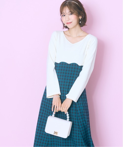 marun（マルン） ワンピース 「大きいサイズ」ドッキングチェック