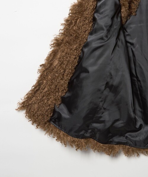 CINOH（チノ） ベスト ジレ 「CINOH」ロング ボア ベスト レディース