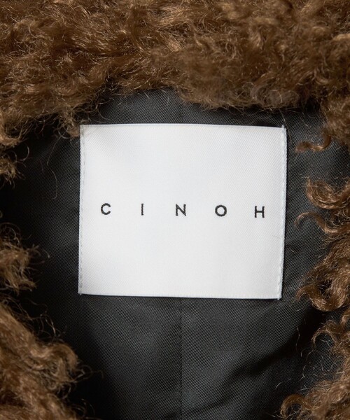 CINOH（チノ） ベスト ジレ 「CINOH」ロング ボア ベスト レディース