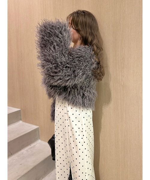 新品未使用タグ付き FRAY I.D ECOPELショートファーコート ECOPELショートファーコート(ブルゾン)｜アウター｜FRAY I.D（フレイ