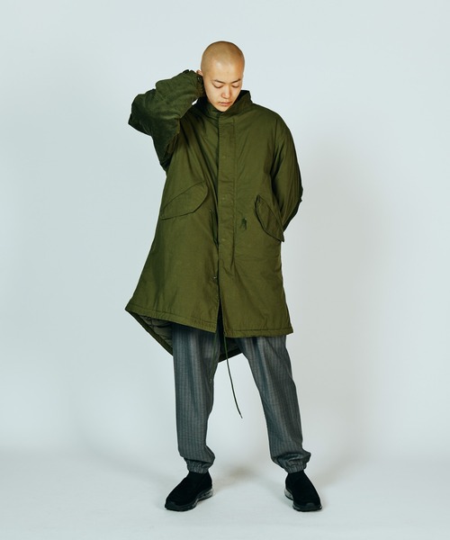 FINAL  ミリタリー風コート 日本製 made in standard（メイドインスタンダード） ミリタリージャケット
