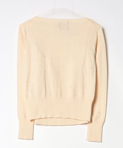 「CYNTHIA ROWLEY」 刺繍ニットアンサンブル 2 ベージュ レディース_画像2