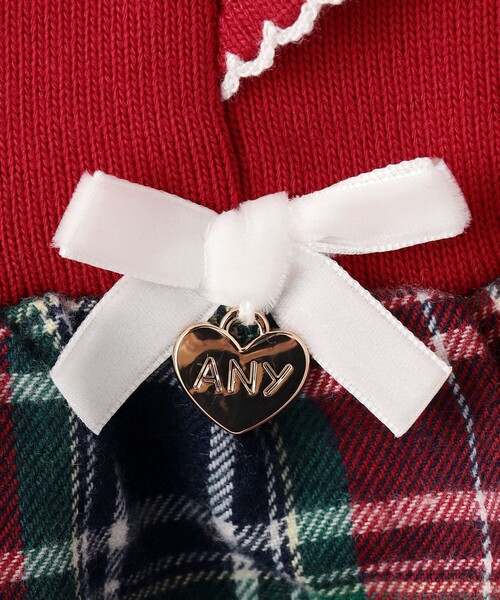 ANY（エニィ） ワンピース チェック柄 ドッキング ワンピース キッズ