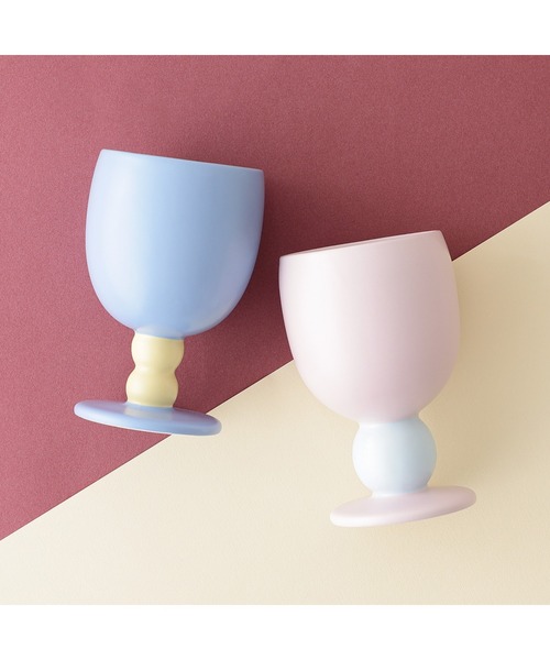 Francfranc（フランフラン） 食器 セラミック ゴブレット ピンク