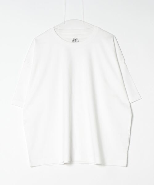 「NANO universe」 半袖Tシャツ L ホワイト メンズ_画像2