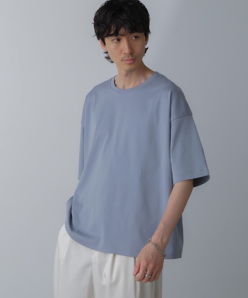「NANO universe」 半袖Tシャツ L ホワイト メンズ_画像9