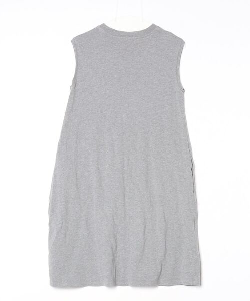 「flower」 ノースリーブワンピース M グレー レディース_画像2
