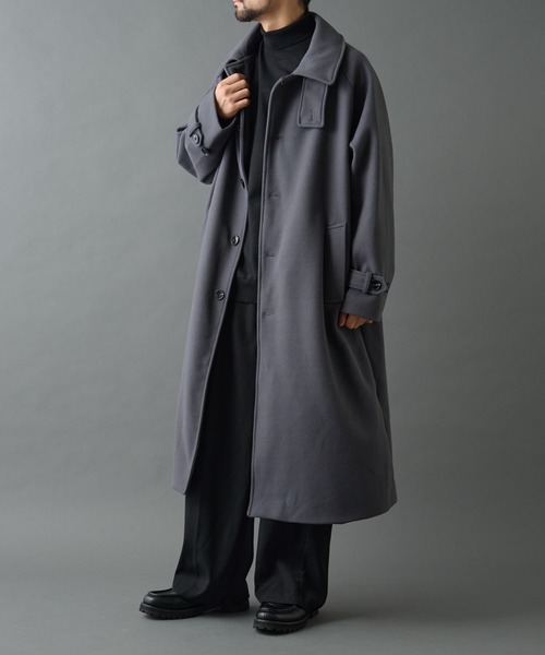 マルニ　スウェット　ステンカラー　ロングコート ジャケット　メンズ　コットン COLONY 2139（コロニー トゥーワンスリーナイン） ステンカラーコート