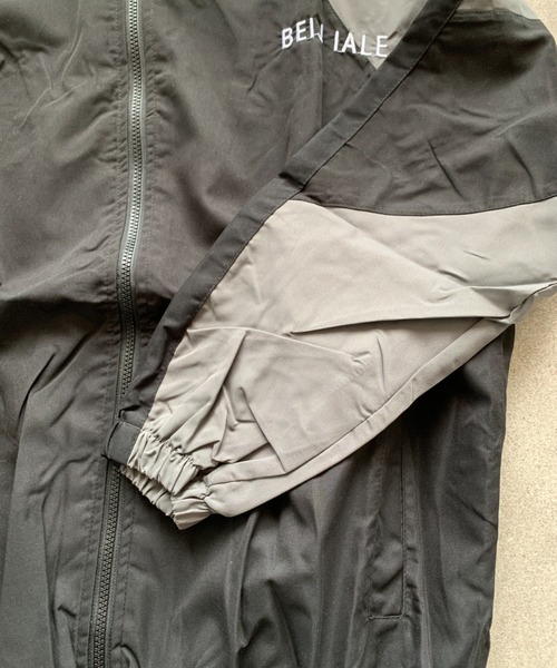 ブルゾン アウター ルーズシルエットバイカラージップジャケット