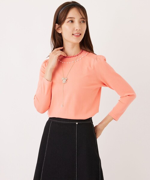 TO BE CHIC（トゥー ビー シック） ニット セーター シアーレイヤー