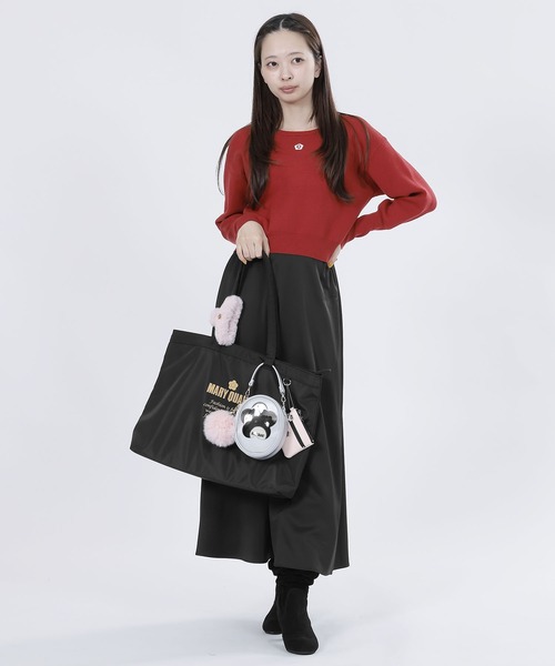 MARY QUANT（マリークヮント） トートバッグ マリークワント ゴールド 