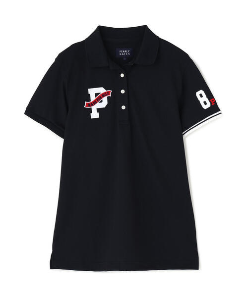 PEARLY GATES パーリーゲイツ 半袖 鹿の子 ポロシャツ PEARLY GATES（パーリーゲイツ） ポロシャツ 「PEARLY GATES」T/C6口