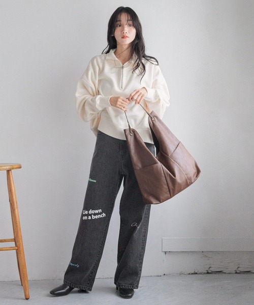 「LOWRYS FARM」 トートバッグ FREE ブラウン レディース_画像2