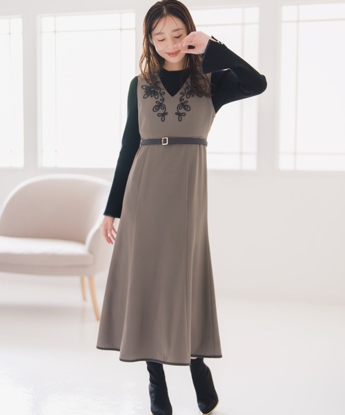 MISCH MASCH（ミッシュマッシュ） ジャンパースカート 2025秋冬新作