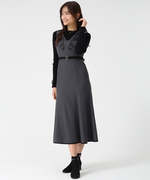 MISCH MASCH（ミッシュマッシュ） ジャンパースカート 2025秋冬新作