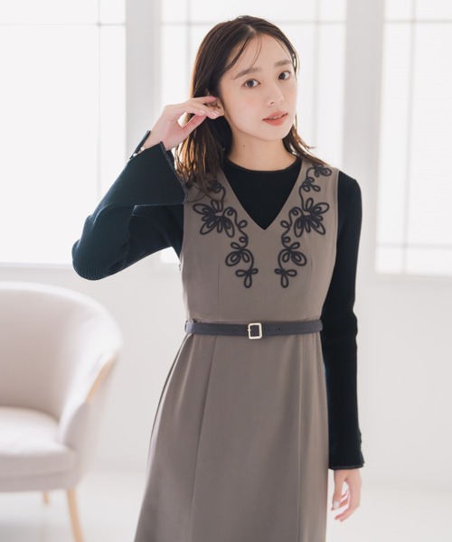 MISCH MASCH（ミッシュマッシュ） ジャンパースカート 2025秋冬新作