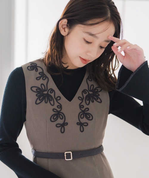 MISCH MASCH（ミッシュマッシュ） ジャンパースカート 2025秋冬新作