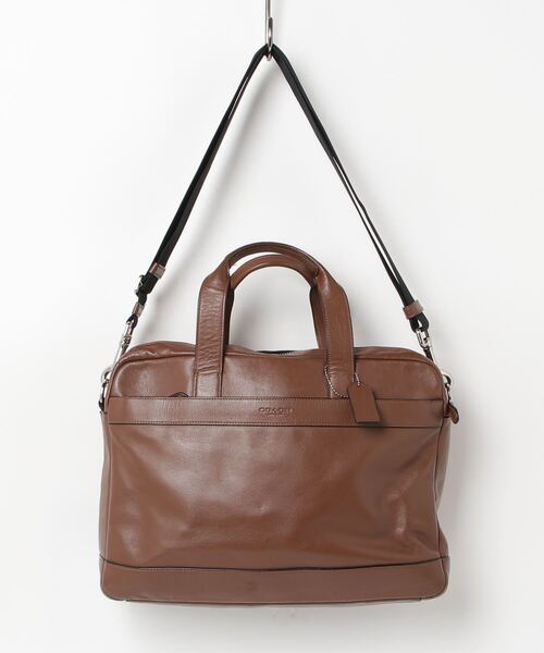 【良品】COACH　レザー　ボストンバッグ　ビジネスバッグ　ブラウン　２WAY 良品】COACH レザー ボストンバッグ ビジネスバッグ ブラウン 2WAY