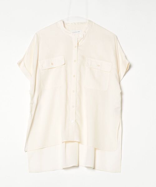 「quaranciel」 半袖ブラウス ONE SIZE ナチュラル レディース_画像2